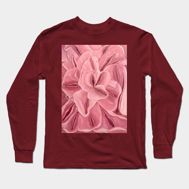 "Flower" Painting Long Sleeve T-Shirt by ruthlessmeadow